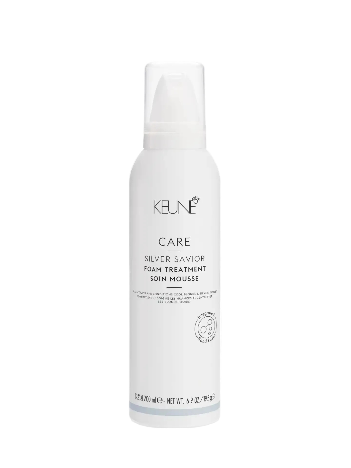 Tonējošas putas Keune Care Silver Savior Foam Treatment 200ml
