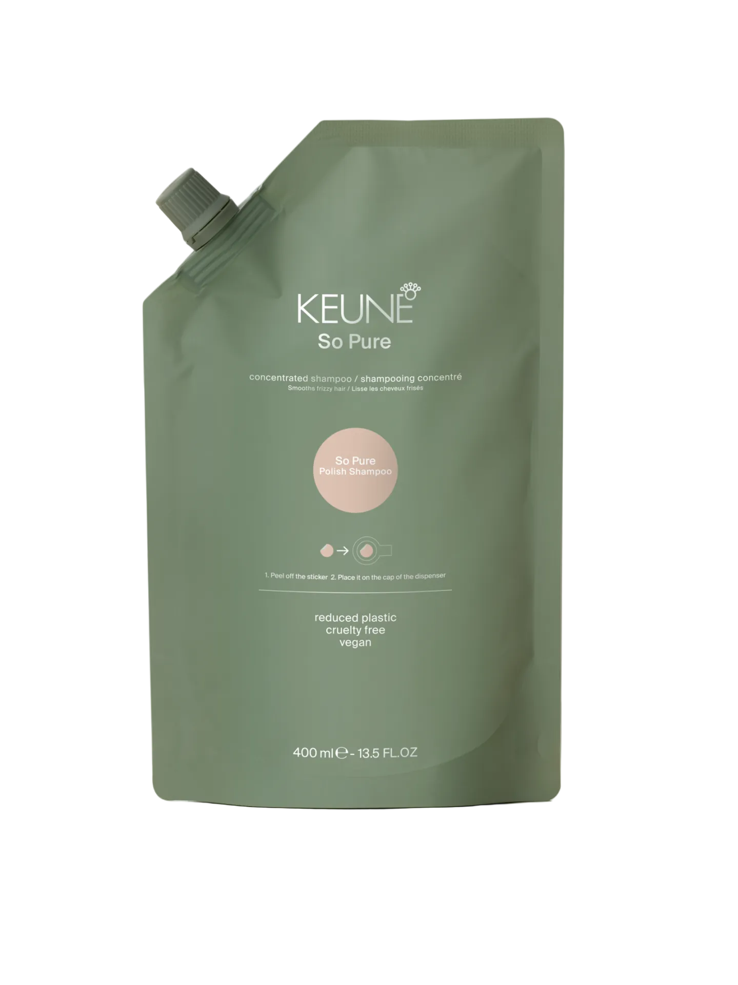 Nogludinošs šampūns Keune So Pure Polish Shampoo 400ml