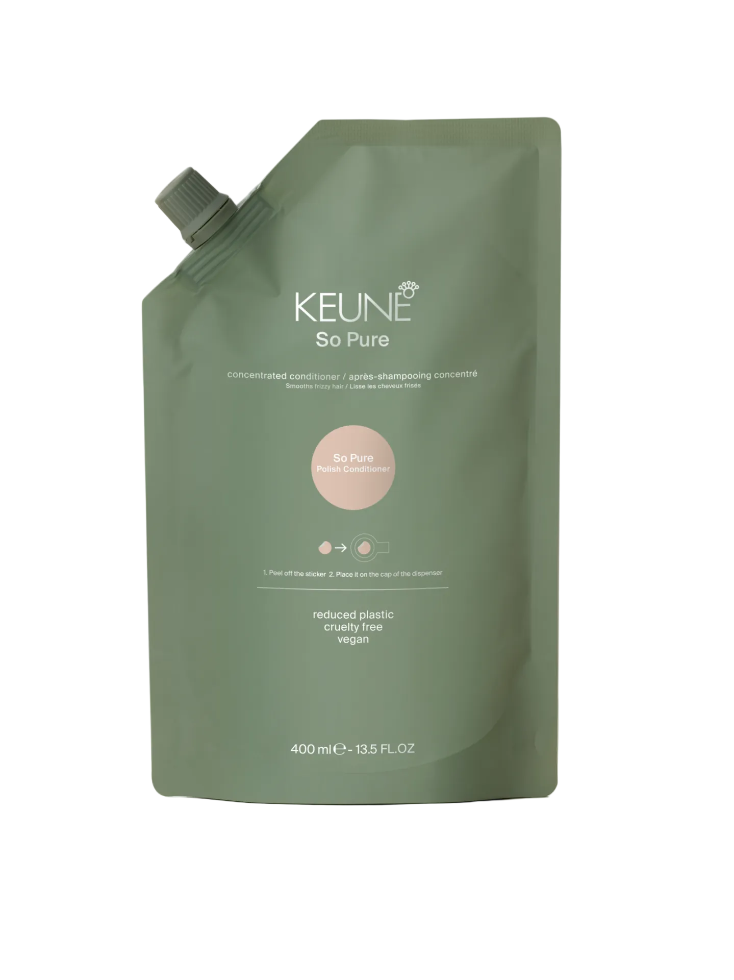 Nogludinošs kondicionieris Keune So Pure Polish Conditioner 400ml