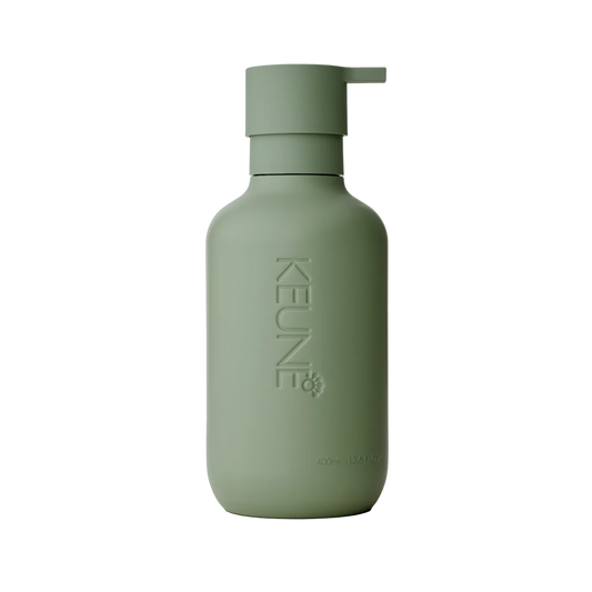Refillable bottle with dispenser for Keune So Pure products