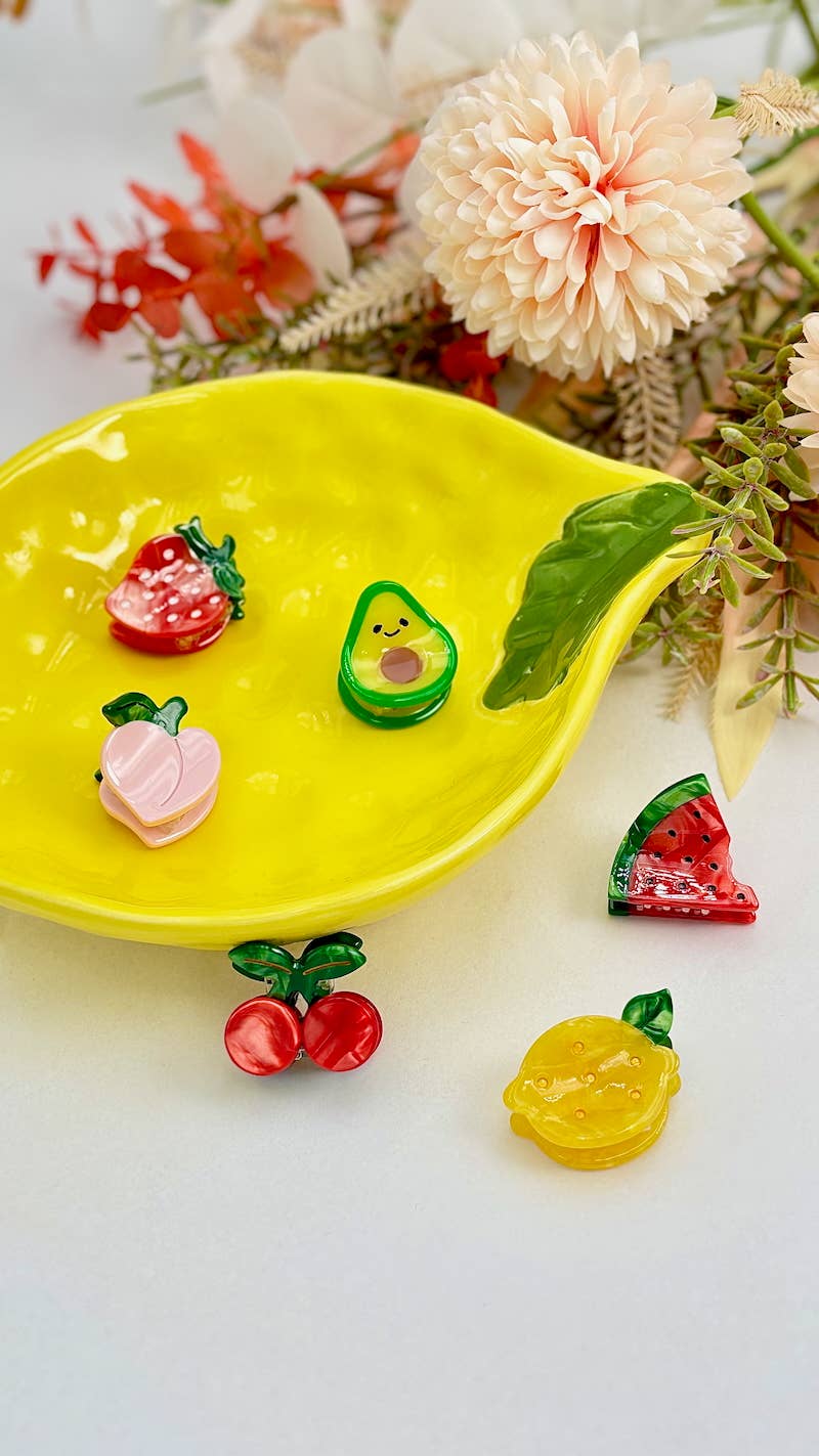 Mini barrettes - fruit 