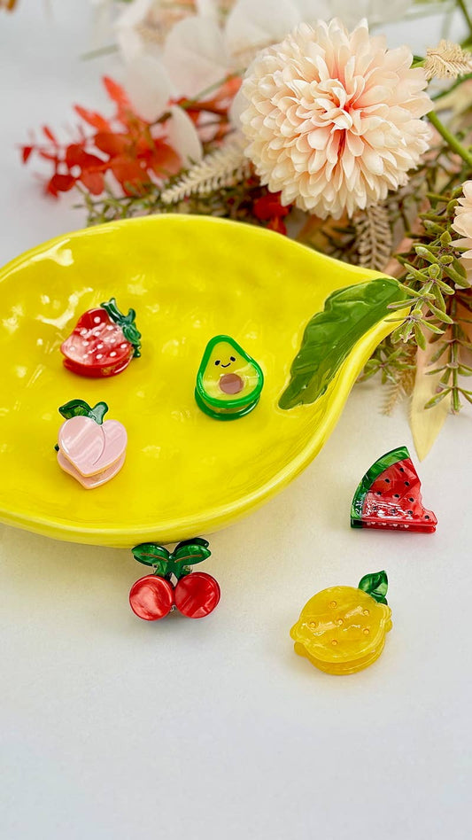 Mini barrettes - fruit 